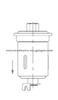 FUEL FILTER FOR GENERAL MOTORS 25175582