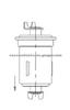 FUEL FILTER FOR GENERAL MOTORS 25085862