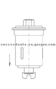 FUEL FILTER FOR TOYOTA 23300-49035