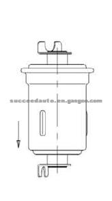 FUEL FILTER FOR GENERAL MOTORS 25176300