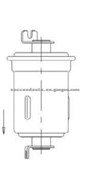 FUEL FILTER FOR GENERAL MOTORS 25121597