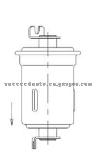 FUEL FILTER FOR TOYOTA 23300-19165