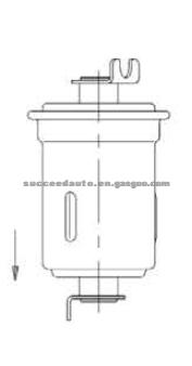 FUEL FILTER FOR GENERAL MOTORS 25121596