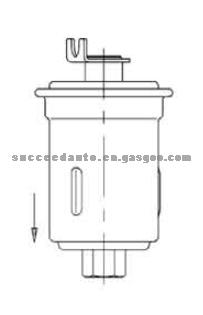 FUEL FILTER FOR GENERAL MOTORS 25121595