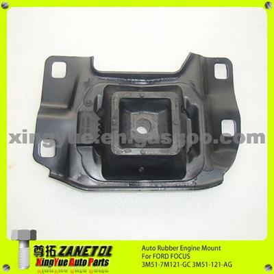 Auto Rubber Engine Mount For FORD FOCUS 3M51-7M121-GC 3M51-121-AG