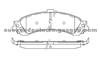 Brake Pad For Ford D975