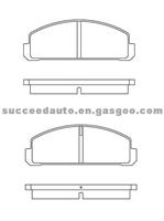 Brake Pad For Ford D656-7536