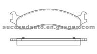 Brake Pad For Ford MDB2169