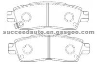 Brake Pad For Ford D883