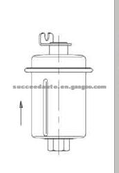 FUEL FILTER FOR TOYOTA 23300-41050