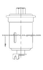 FUEL FILTER FOR TOYOTA 23300-16220