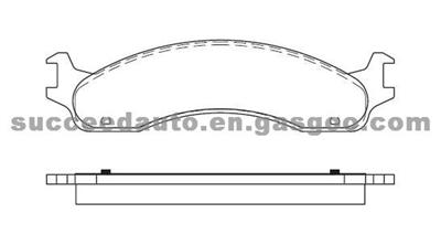 Brake Pad For Ford D655-7535