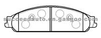 Brake Pad For GMC TRUCK D1070-7975