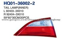 HYUNDAI Elentra 2011 Tail Lamp 92403-3X010 92404-3X010