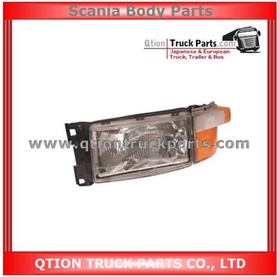 Scania 1348539, 1349779, 1385410, 1431255, 1431257 1446585, 1467001, 1732507 Head Lamp With Indicator LH