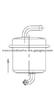 FUEL FILTER FOR SUZUKI 15430-50G00