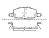 Brake Pad For Honda GDB284