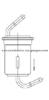 FUEL FILTER FOR MAZDA B359-20-490
