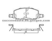 Brake Pad For Honda D247-7156