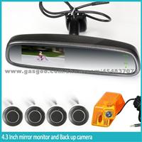 Bluetooth Car Rearview Mirror ,4.3''Inch Monitor Display And Ultrl-High Brightness Monitor