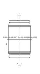 FUEL FILTER FOR AMERICAN MOTORS 8933000076