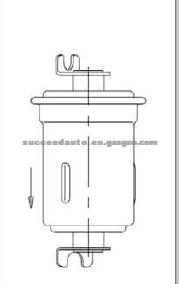 FUEL FILTER FOR GENERAL MOTORS 96055528