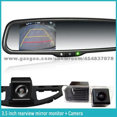 Newest Model Car Rearview Mirror With Car Interior Mirror With Auto-Dimming, Bluetooth