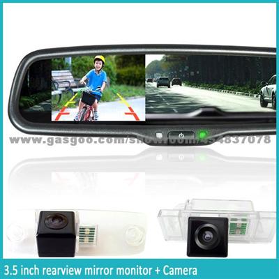 3.5'' TFT Colour Display Car Rearview Mirror With Car Camera And Sensor