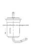 FUEL FILTER FOR MAZDA B630-20-490A