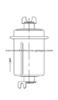 FUEL FILTER FOR GENERAL MOTORS 25176302