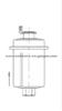 FUEL FILTER FOR GENERAL MOTORS 25313803