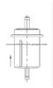 FUEL FILTER FOR TOYOTA 23300-61060