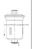 FUEL FILTER FOR MITSUBISHI MB-868451