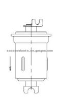 FUEL FILTER FOR GENERAL MOTORS 25176327