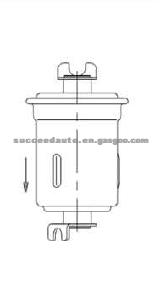 FUEL FILTER FOR GENERAL MOTORS 25121587