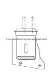 FUEL FILTER FOR GENERAL MOTORS 25176299