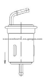 FUEL FILTER FOR MAZDA KLY5-20-490