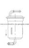 FUEL FILTER FOR MAZDA FP39-13-480