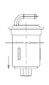 FUEL FILTER FOR Piaggio 23300-87507