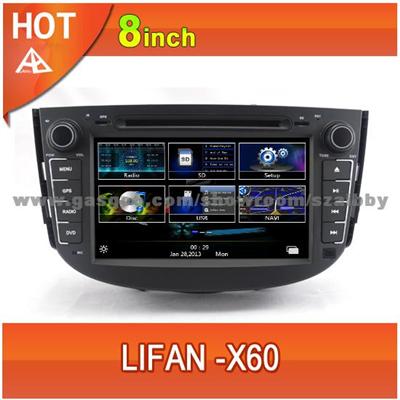 Lifan X60 Car Dvd Player Bluetooth,Ipod,Radio,TV,USB,3G,Wifi,Canbus,8inch Touchscreen