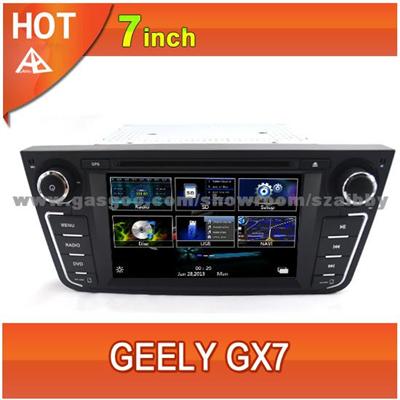 Geely X7 Car Dvd Player Bluetooth,Ipod,Radio,TV,USB,3G,Wifi,Canbus,7inch Touchscreen