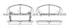 Brake Pad For Honda GDB1061