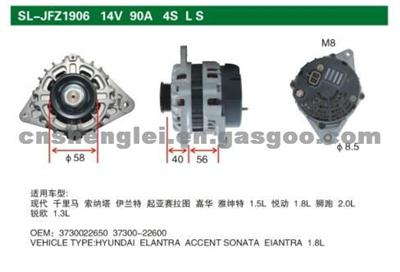 ALTERNATOR HYUNDAI ELANTRA ACCENT SONATA ELANTRA 1.8L 3730022650,3730022600