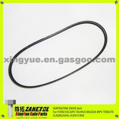 5L8Z8620AA 5L8E8K543AA JK3262 Auto Poly V-Belt Serpentine Belt For Ford Escape Taurus Mazda MPV Tribute Mercury Mariner Sable