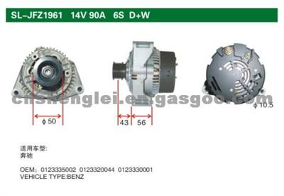 ALTERNATOR BENZ 0123335002,012333C001