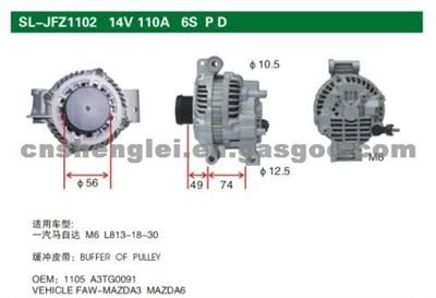 ALTERNATOR FAW-MAZDA 3,MAZDA 6 1105 A3TG0091