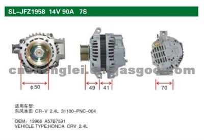 ALTERNATOR HONDA CRV 2.4L 13966 A57B7591