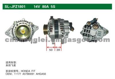 ALTERNATOR HONDA FIT 11177 A5TB0091 AHGA56