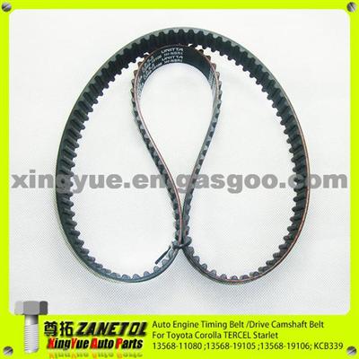 13568-11080 13568-19105 13568-19106 KCB339 Auto Engine Timing Belt For Toyota Corolla Corsa Sprinter Starlet Tercel