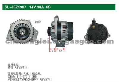 ALTERNATOR CHERRY 4Y A5/V5/711 B11-3701110BB